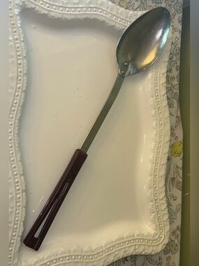 Stanhome stainless steel serving spoon Vintage MCM